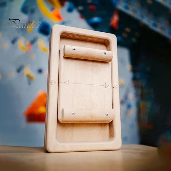 Finger Strength Trainer Wooden Grip Strengthener Pinch Block Hand Grip Climbing Power Finger Exercise Equipment for Home Gym Climbing Athletes