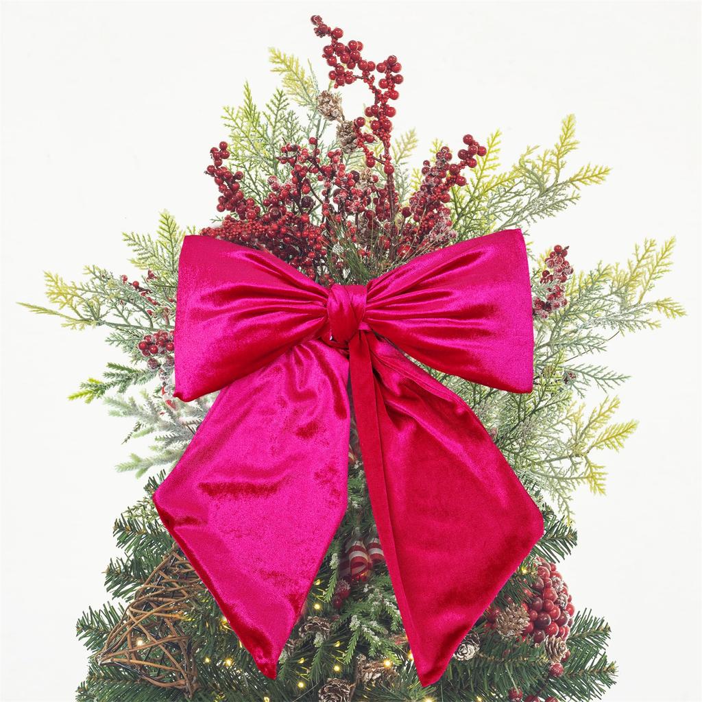 Christmas Bow Tie, Christmas Decoration, Plush Large Bow Tie, Christmas Tree Decoration