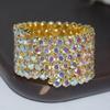 New Bridal AB Rhinestone Arm Bracelet Stage Performance Crystal Jewelry