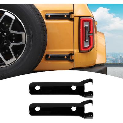 For Bronco Tailgate Hinge Cover Trim Black for Ford Bronco 2021 2022 2023 Black Exterior Accessories 2pcs
