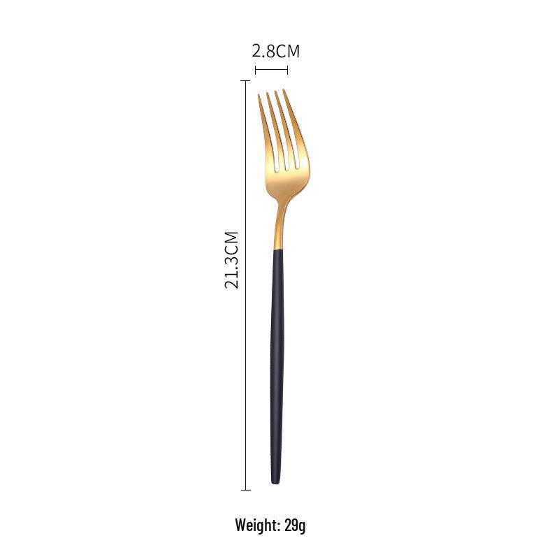 European High-Value Stainless Steel Tableware Set: Portuguese Knife, Fork, and Spoon for Hotels and Western Dining