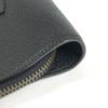 HERMES vintage Serviette Tote Bag Document Handbag Business bag Leather Black