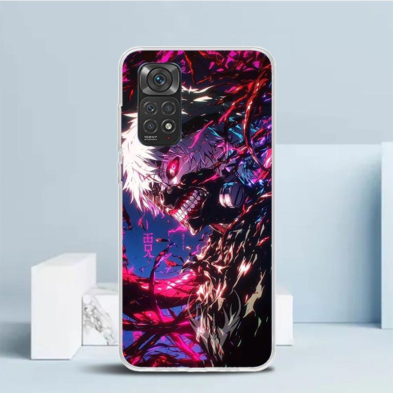 G-Ghoul Tokyo Kaneki Ken Soft Cover for Xiaomi Redmi Note 15 14 13 12 Pro Plus Phone Case 14S 11S 11T 11E 10S 10 4G Pattern Shel