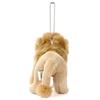 COLORATA Löwe Plüsch Maskottchen (Realistisches Wildtier mit Kette) Niedlicher Tier Schlüsselanhänger Puppe Geschenk (Zweimal getestet)  Weihnachtsgeschenk
