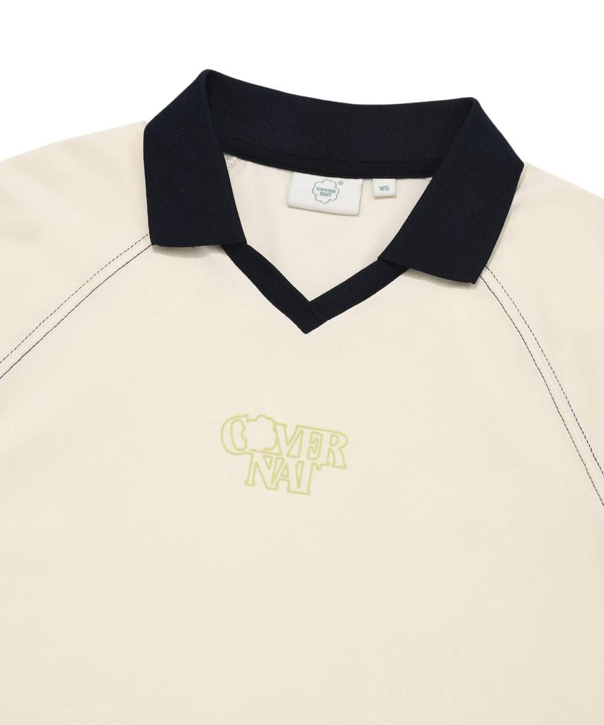 COVERNAT WOMAN Track Long Sleeve Ivory