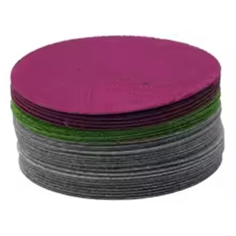 Pack of 30 Wet Dry Polishing Sandpaper Discs Abrasive Sheets Carbon Silicon Materials for Automotive Metal Woodworking