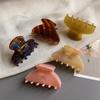 Korean Style Medium Ponytail Claw Clip - Acetate Shark Clip Hair Accessory for Women