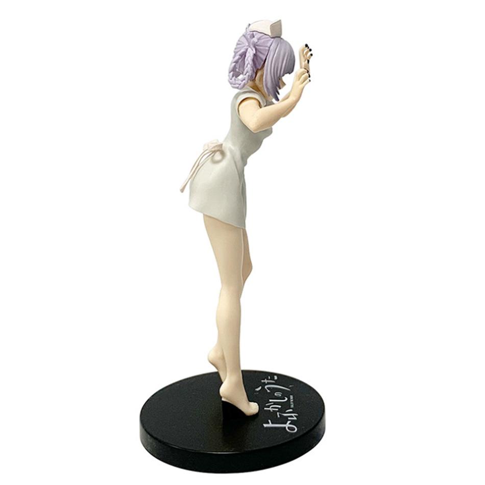 Anime Call of the Night Nanakusa Nazuna 18cm Vampire Nurse PVC Action Figure Collectible Model Doll Ornaments Present