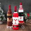 3Pcs Christmas Santa Claus Snowman Elk Wine Bottle Set Merry Christmas Decorations 2026 Navidad Natal Xmas Gifts New Year 2026