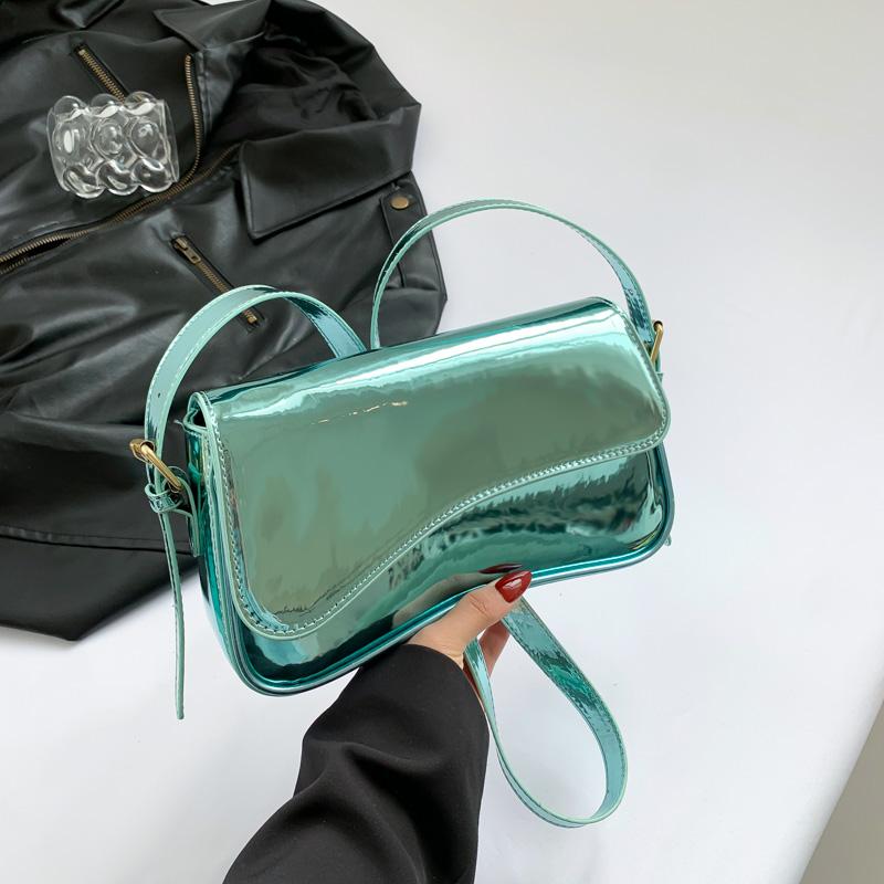 Luxury PU Leather Shoulder Bags Women  New Fashion High Quality French Women's Handbags Solid Designer Crossbody Bags