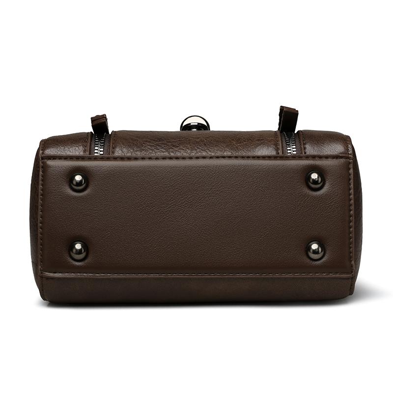 Damen-Handtasche mit großem Fassungsvermögen PU-Umhängetasche