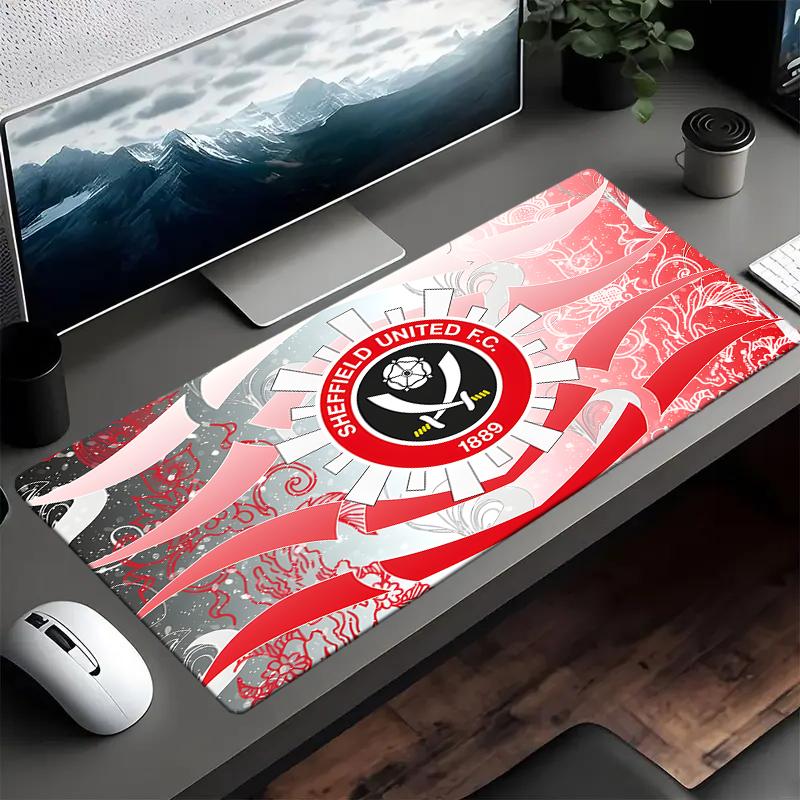 Sheffield Team Crest Mouse Pad, Gaming Mouse Pad, Keyboard Pad, Desk Decor for Computer Notebook Fan Gift Birthday Gift