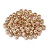 CCB Electroplated Barrel Beads - Multi-Style Gold & Silver Large-Hole Spacer Beads for DIY Bracelets
