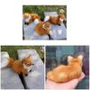 1 Stück Simulations-Tierfüchse Plüschtier Puppe Fotografie Kitsune Plüsch Für Kinder Kinder Geburtstagsgeschenk Spielzeug Für Mädchen Eulen Plüsch