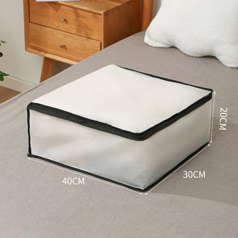 Under Bed For Storage Bag Transparent Large Capacity PEVA Waterproof Dust Proof