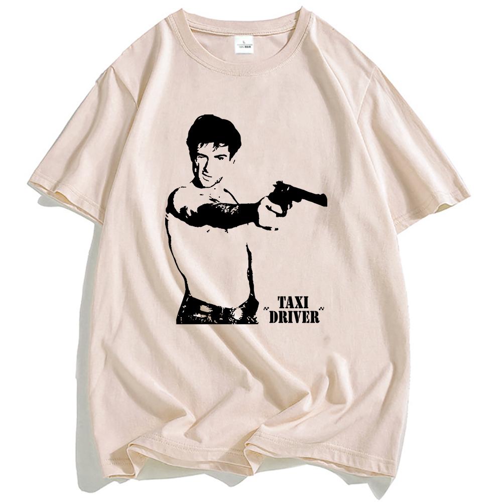 Taxi Driver T-Shirt Classic Movie Graphic Tee Robert De Niro Film Merch Cotton Short Sleeve Tshirts Men Women Unisex Tops