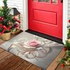 1Pcs Anti Fatigue Kitchen Rugs  Elegant Pink RoseWaterproof Non-Slip Thick Cushioned Kitchen Mat Heavy Duty Comfort Standing Mat for Kitchen