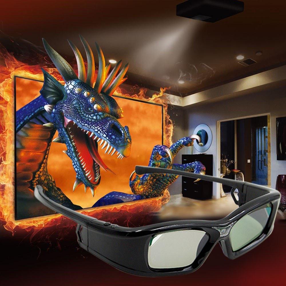 Buy GL410 3D Glasses for Projector Full HD Active DLP Link for Optama