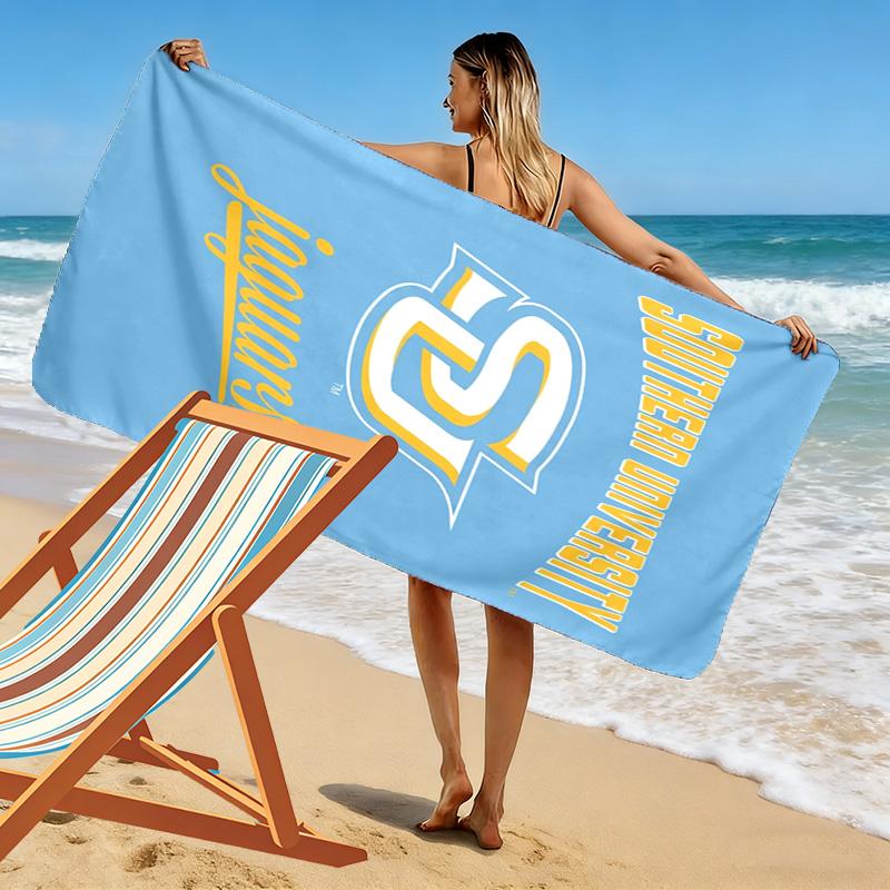 Southern Jaguars Print Beach Towel, Large Soft Quick Dry Towel for Beach Camping Swimming
