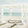 3D Wedding Road Lead Simulated Fake Flower Backdrop Arched Door Flower Row  Garlands Accessories