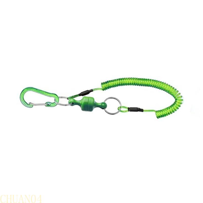 A1A2 Quick Release Clip Net Holder with Fishing Lanyards Aluminum Buckle