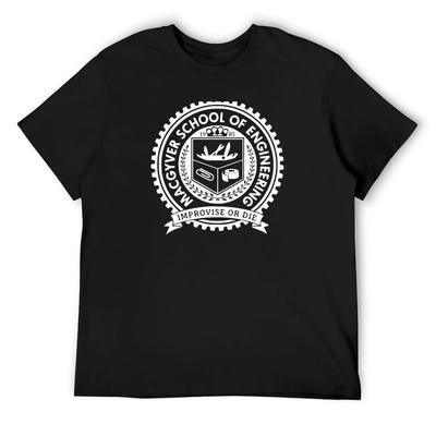 MacGyver School of Engineering T-shirt anime vintage anime shirt anime t-shirt rapper grafische t-shirts heren designer kleding