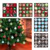 16 Christmas Balls, Hanging Decorations for Home
