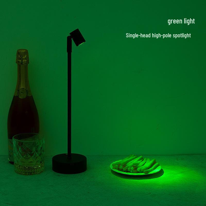 Двухголовая настольная лампа для бара - Уникальный ночник с портом для зарядки, Бесплатная доставка включена