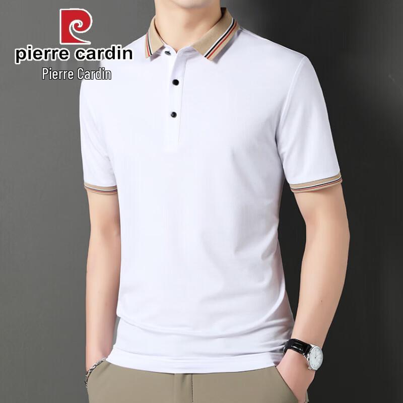 

Pierre Cardin Men s Business Casual Short Sleeve Polo Shirt 3XL