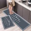 Tappetino da cucina Tappeto a striscia lunga per corridoio della camera da letto Tappeto morbido e antiscivolo Tappetino per ingresso Accessori da cucina