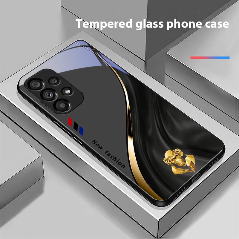 Starlight Zodiac For Samsung Galaxy S10 20 Plus 21 FE 22 23 24 FE 25 Ultra Black Tempered Glass Phone Case Hard Shell