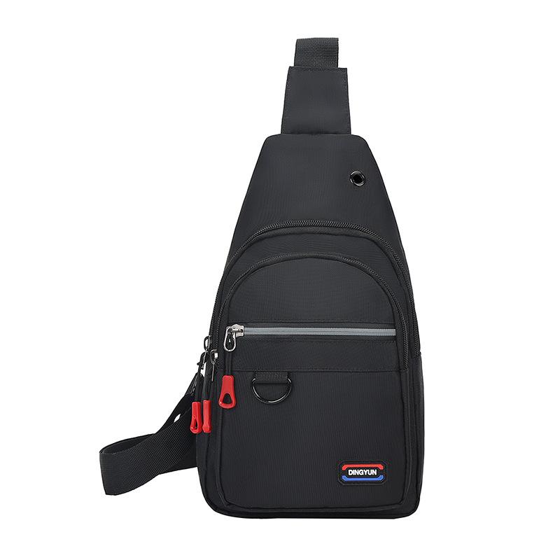 Unisex Chest Bag Simple Storage Bag Lightweight Travel Small Backpack Crossbody Bag Fashion Casual Single Should Bags