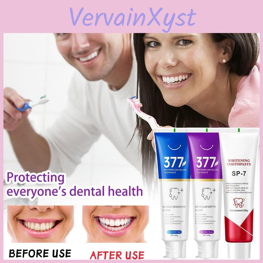 Whitening Toothpaste Probiotic Sp7 Fresh Breath Improve Yellow Teeth Stains Toothpaste 100g