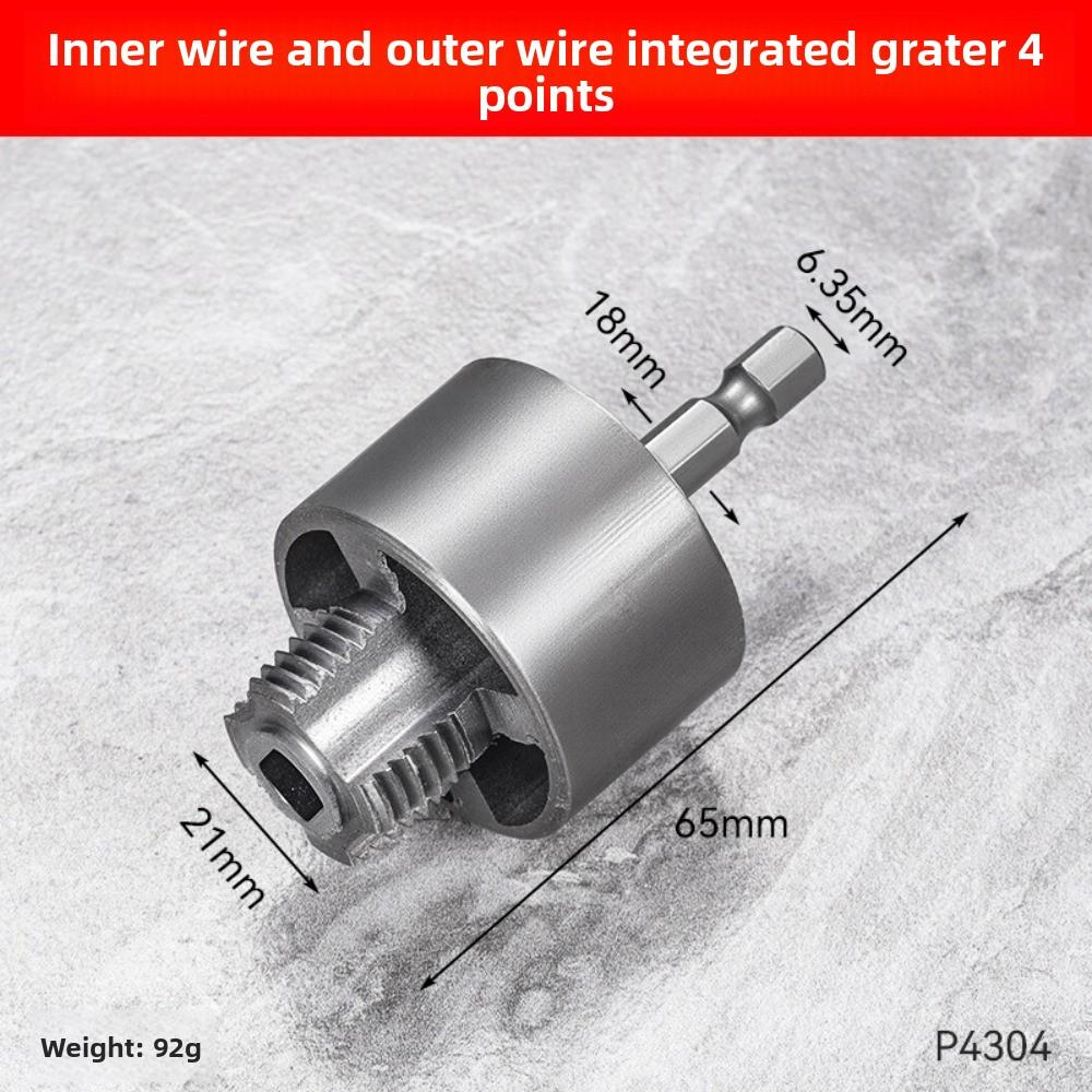 1/2 3/4 Inch PPR Water Pipe Internal Thread Opener For PVC Plastic Pipe Thread Tap Hand Electric Drills Hand Tools