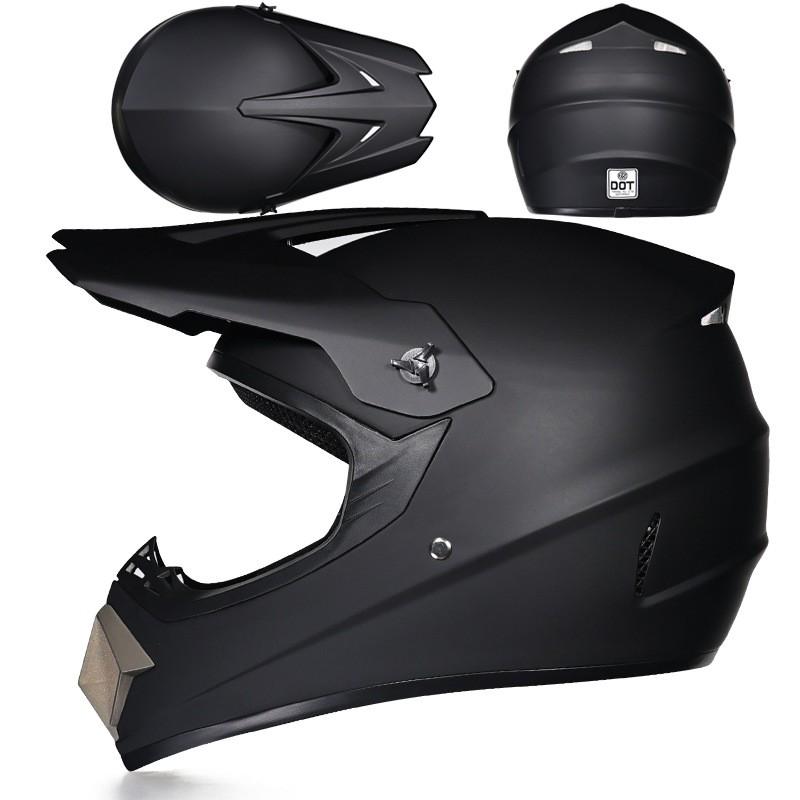 Lightweight Full Face Off-Road Motorcycle Helmet Dirt Bike ATV Trail Riding With Ventilation Clear Visor