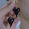 Exquisite Love Earrings, Fashionable Earrings, Ancora Red Earrings for Women, Simple and Versatile Light Luxury Earrings