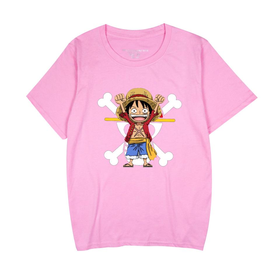 ONE PIECE Cartoon Tshirt Hip Hop Men Women Anime Print Top Tees Harajuku Tshirts Fashion Summer T-shirt