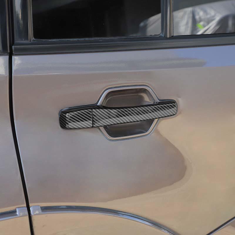  ABS Door Handle Decoration Cover Sticker Fit For Mitsubishi PAJERO 2007-2021 Exterior Accessories