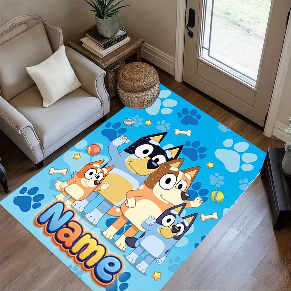 Space Pals Adventure Customizable Name Carpet Perfect for Outdoor Dining Room Entryway Bedrooms Antislip Carpet Office home decor Wedding Party Gift