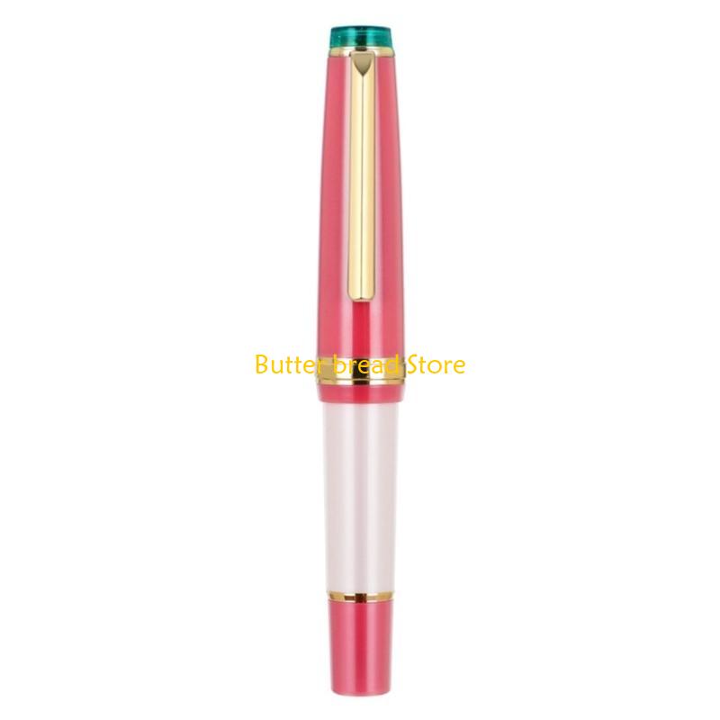 

W89C Short Fountain Pen Fit 2.6mm Cartridges (Not Included) for Student Women Men розовый