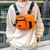 Large Capacity Double Shoulder Chest Bag Zipper Message Crossbody Pouch Men' S Vest Bag  Daily
