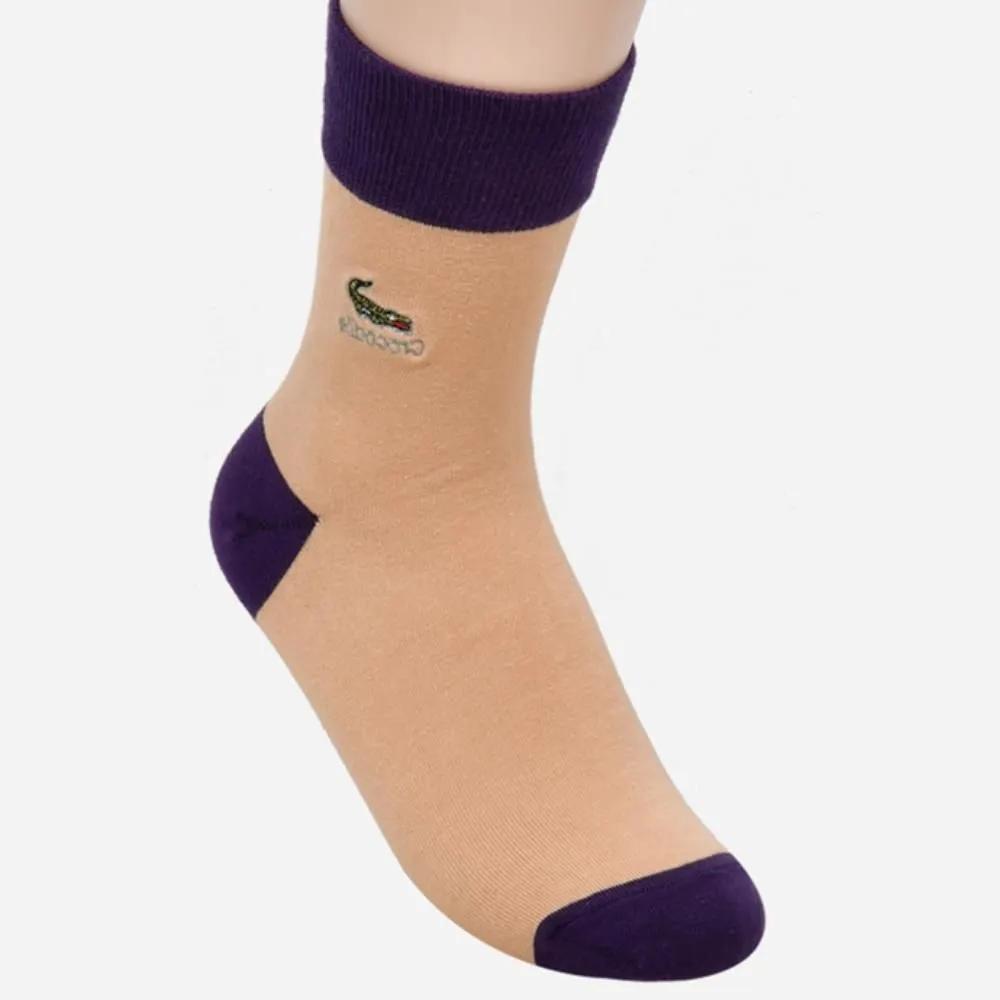 5 Pairs of Crocodile Women s Colorful Mid-Calf Socks Heart-Fluttering Outfit 24cm (for women)