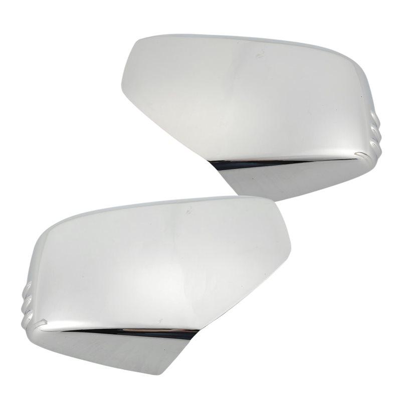 A65P-Car Door Rearview Mirror Cover Paste Type Door Wing Mirror Cap For Mitsubishi Triton L200 2005-2014 Pajero Sport 2011