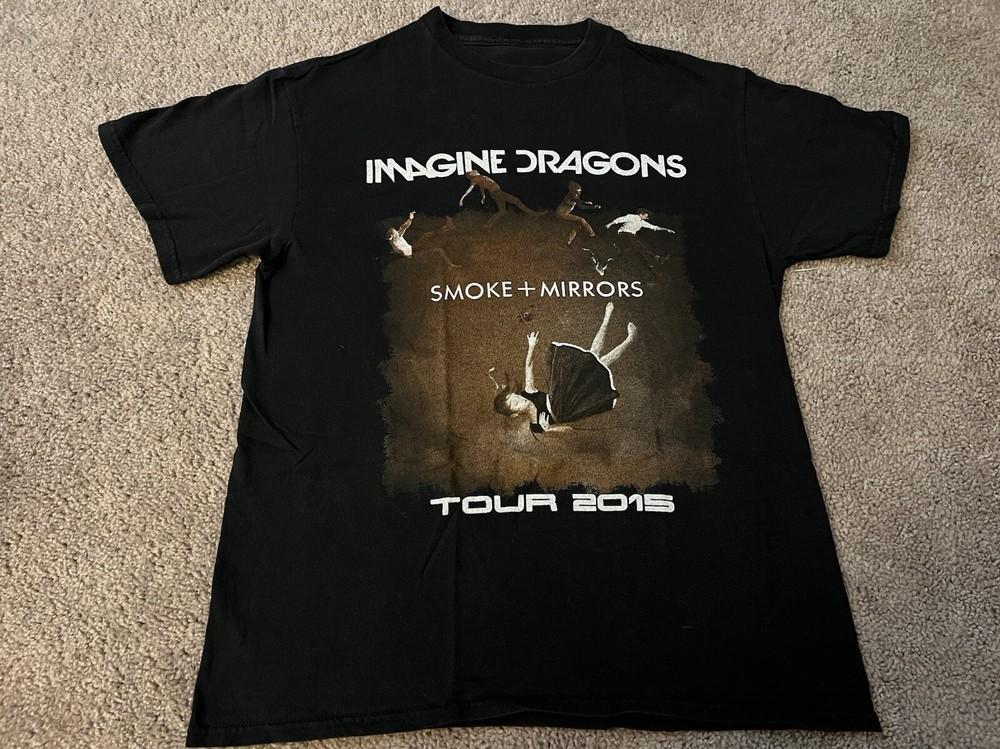 

Vintage Imagine Dragons Smoke + Mirrors Tour TShirt All Size S to 5XL NZL026 Unisex T-Shirt M