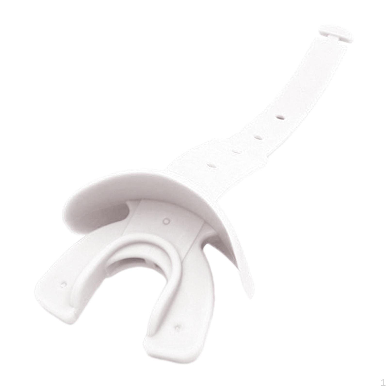 Футбольная капа с ремешком Спортивная защита для губ Спортивная капа белый