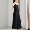 French Pleated Camisole Dress 2026 Summer Fashion Versatile Slimming Mid Length Beach Skirt