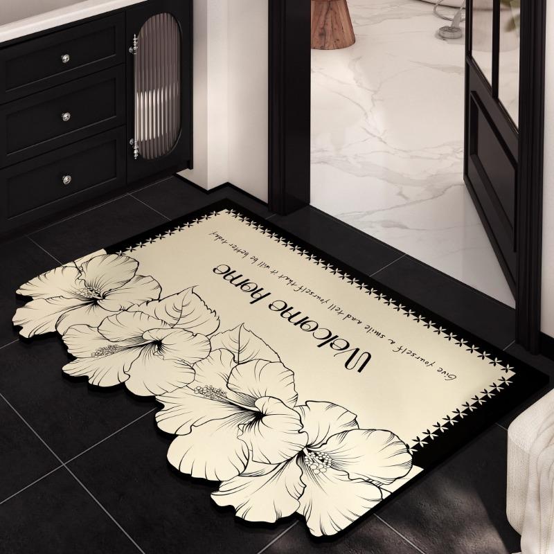 New bathroom floor mat Soft diatom mud Non-slip absorbent foot mat Toilet bathroom special can be cut and ized mat