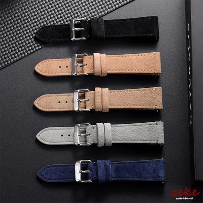 Wristband 20mm 22mm Soft Suede Watch Strap Gray Brown Watch Band Quick Release Calfskin Bracelet for Omega Women&Men Accessories