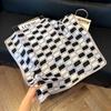 New 71 * 71cm Korean version small square scarf women's silk scarf spring and summer thin sunscreen scarf neck protection tied bag headband scarf