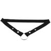 Adjustable Anti-Off Male Chastity Cage Device With Auxiliary Belt And Two-Way Widen Elastic Band Rope Sexy Underwear For Men